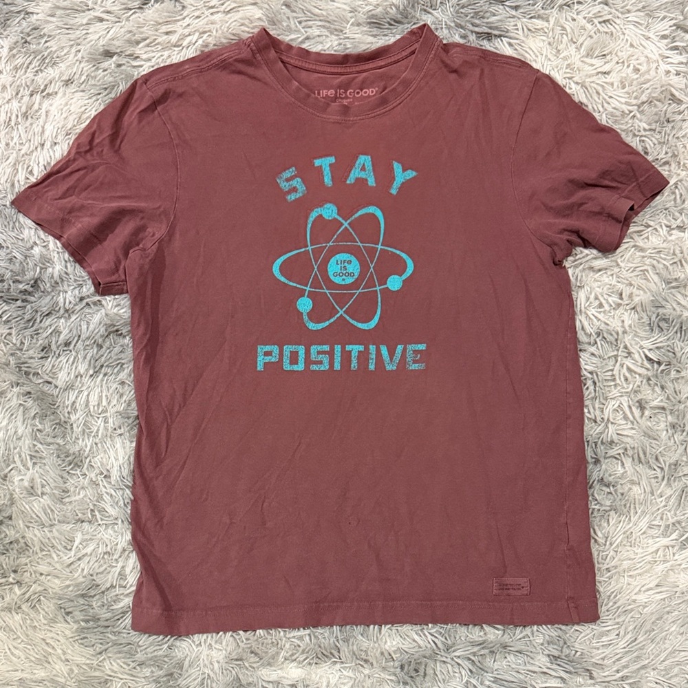 Life Is Good Shirt Small Crusher Tee